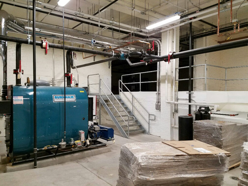 Boiler room Rowe Sprinkler Systems